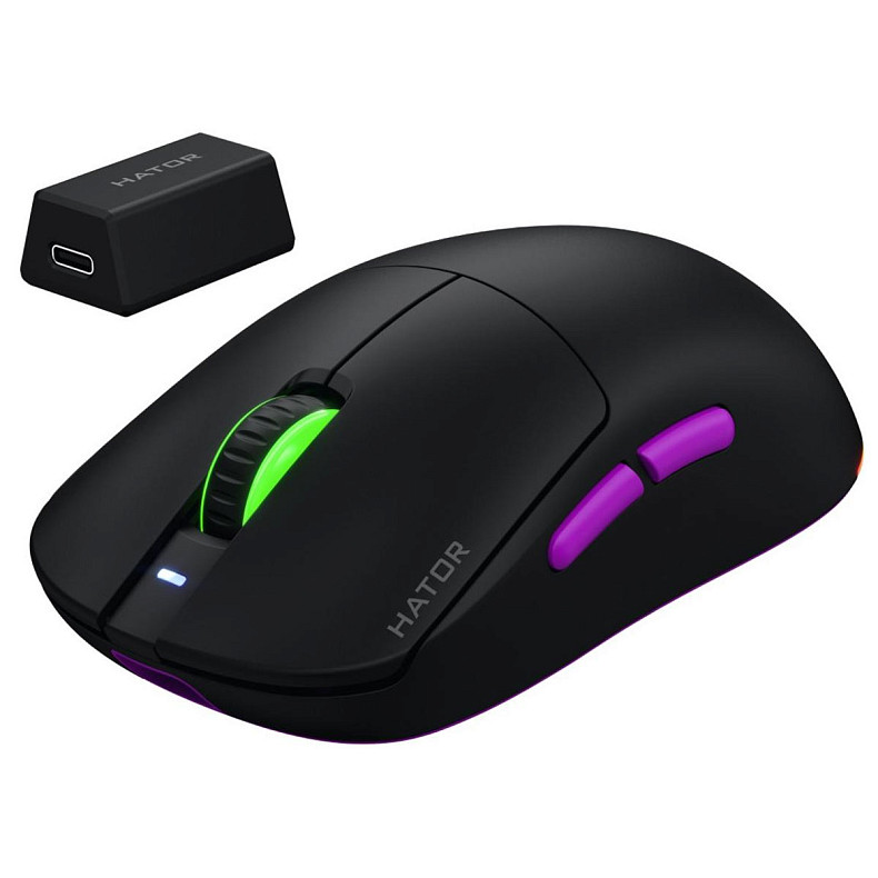 Ігрова миша HATOR Quasar 3 ULTRA 8K Wireless (HTM770) black