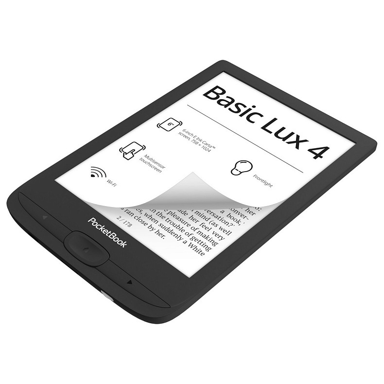 Электронная книга PocketBook 618 Basic Lux 4 Ink Black (PB618-P-CIS)