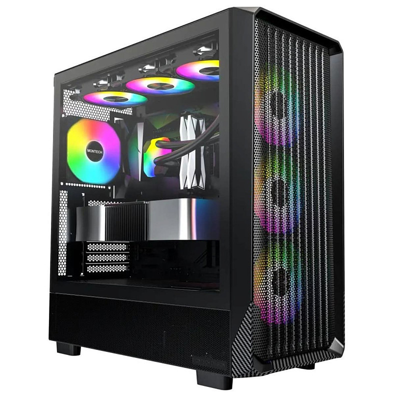 Корпус Montech X5 W/O PSU MATX Black