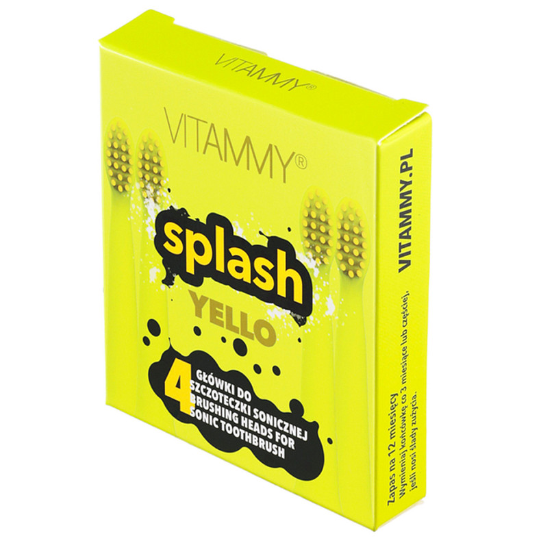 Головки для звуковой зубной щетки VITAMMY Splash yello
