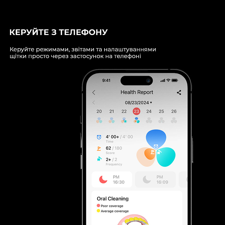 Электрическая зубная щетка Oclean X Ultra 20 Green