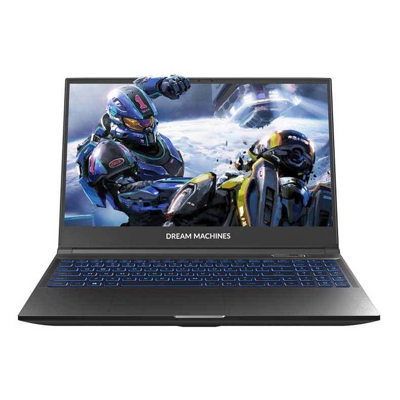 Ноутбук Dream Machines RG3050-15 15.6FHD IPS, Intel i5-12450H, 16GB, F512GB, NVD3050-4, DOS, черный