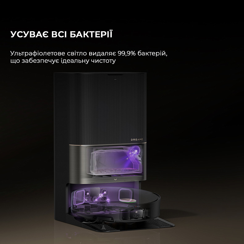 Робот-пылесос моющий Dreame Bot X50 Ultra Black