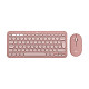 Комплект (клавіатура, миша) Logitech Pebble 2 Combo Rose (920-012241)