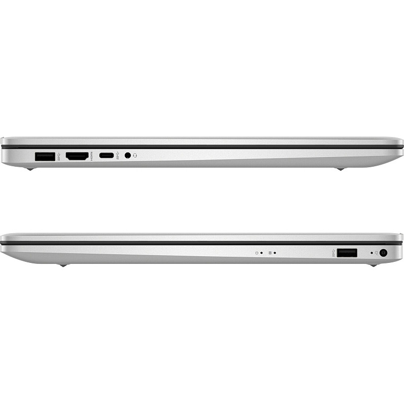 Ноутбук HP 17-cp2045ua 17.3" FHD IPS, 300n/Ryzen 5-7520U (4.3)/16Gb/SSD512Gb/Radeon/DOS/Сріблястий