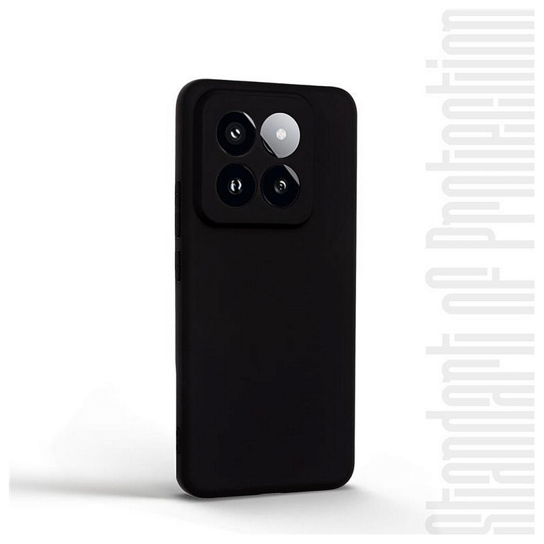 Чехол-накладка Armorstandart Matte Slim Fit для Xiaomi 14 Pro Camera cover Black (ARM72981)