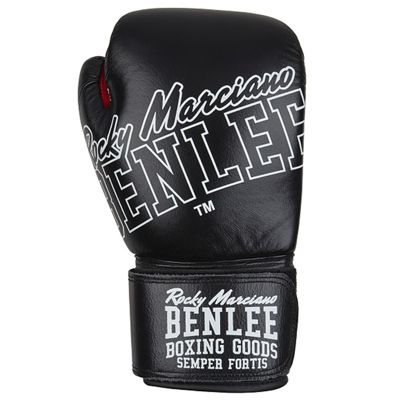 Перчатки боксерские Benlee ROCKLAND 16oz /Кожа /черно-белые
