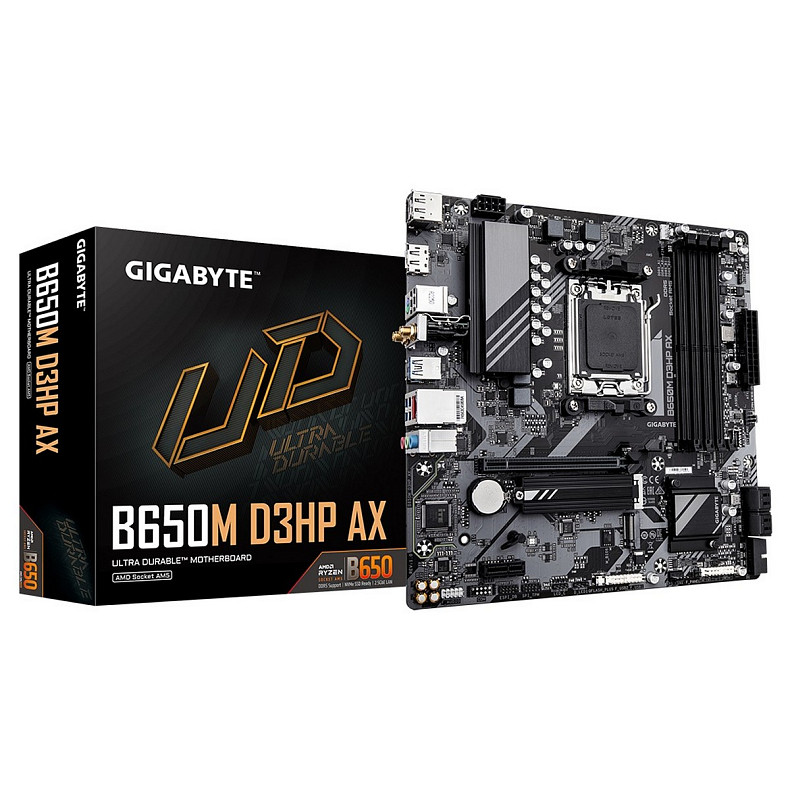 Материнская плата Gigabyte B650M D3HP AX Socket AM5