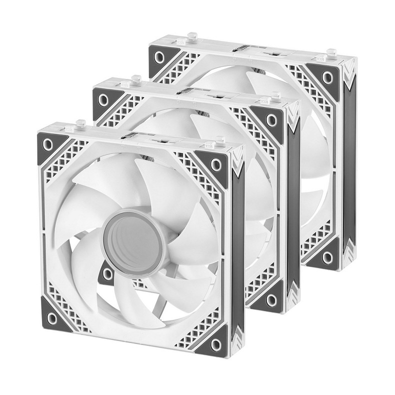 Корпусный вентилятор 2E GAMING Air Cool Magic Mirror ACF120MW-ARGB, 3x120мм, 2000rpm, 4pin PWM +5VAR