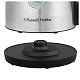 Електрочайник Russell Hobbs Heaton, 1.7л, нержавіюча сталь, сріблясто-чорний