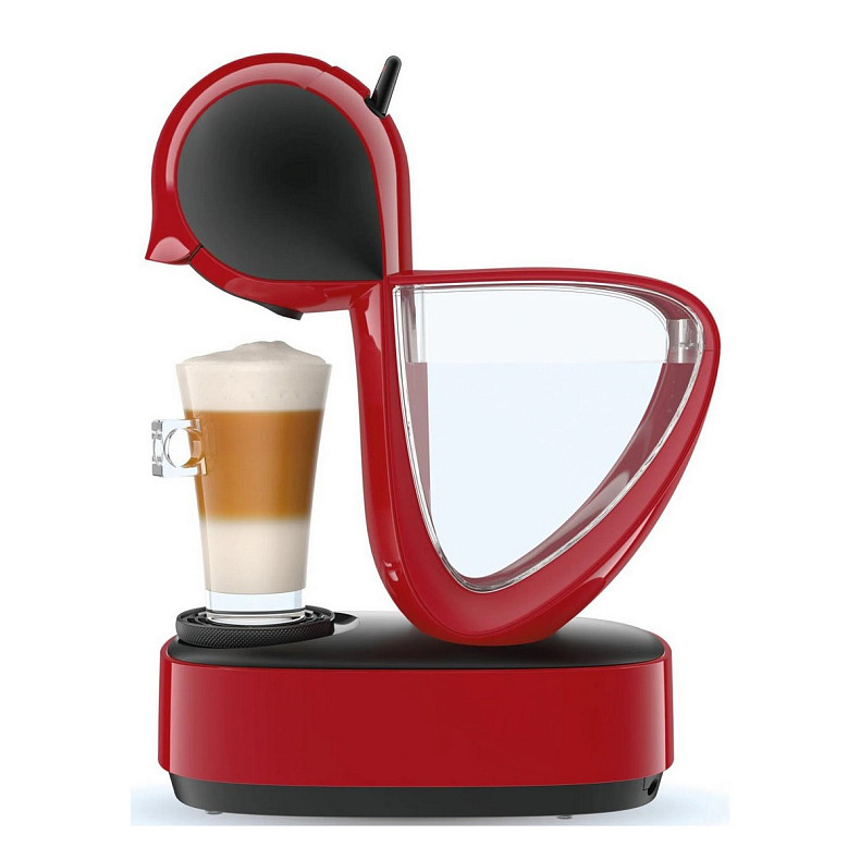 Кавоварка Krups капсульна Infinissima, 1.2л, капсули NESCAFE Dolce Gusto, червоний