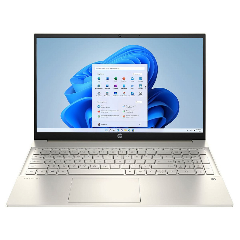 Ноутбук HP Pavilion 15-eg2013ua 15.6" FHD IPS AG, Intel i7-1255U, 16GB, F1024GB, NVD550-2, Win11, зо (826T2EA)