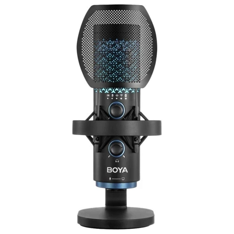 Беспроводной конденсаторный микрофон BOYA K5-02 RGB Black