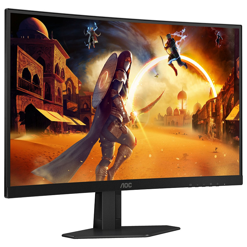 Монітор 27" AOC C27G4ZXE, VA, 280Гц, 0,3ms, вигнутий, 2хHDMI, DP, чорний