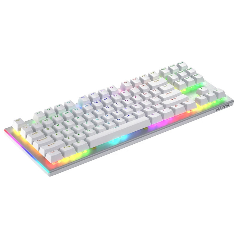 Клавиатура HATOR Gravity X TKL orange (HTK551) white, US Layout