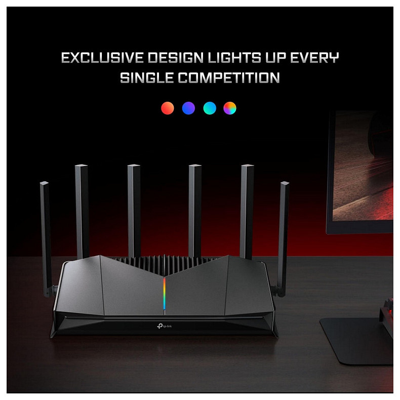 Маршрутизатор TP-LINK Archer GE400 BE6500, 3xGE LAN, 1x2.5GE LAN, 1x2.5GE WAN, 1xUSB3.0 MESH
