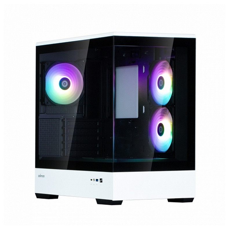 Корпус Zalman P30 без БЖ, 1xUSB3.0, 1xUSBType-C, 3x120мм ARGB, VGA 420мм, LCS ready, TG Side Panel,