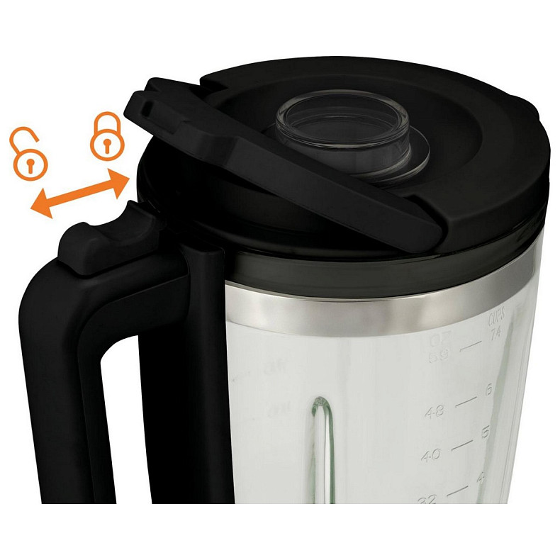 Блендер Gorenje стаціонарний 1400Вт, чаша-1750мл, додаткові ємкості, кавомолка, кришення льоду, приг