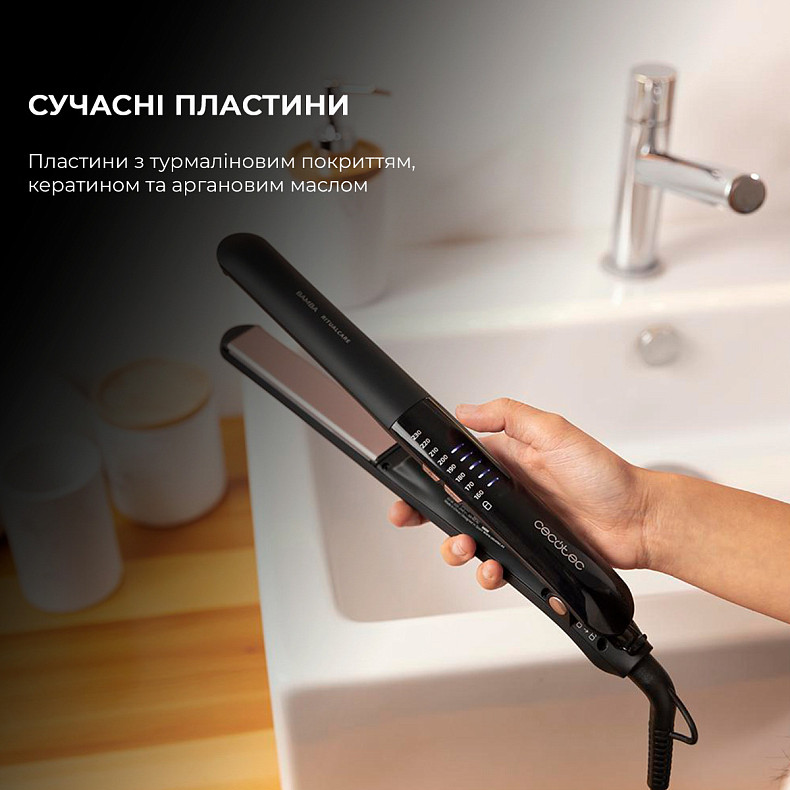 Выпрямитель для волос Cecotec Bamba RitualCare 1100 HidraProtect Titanium Ion Touch