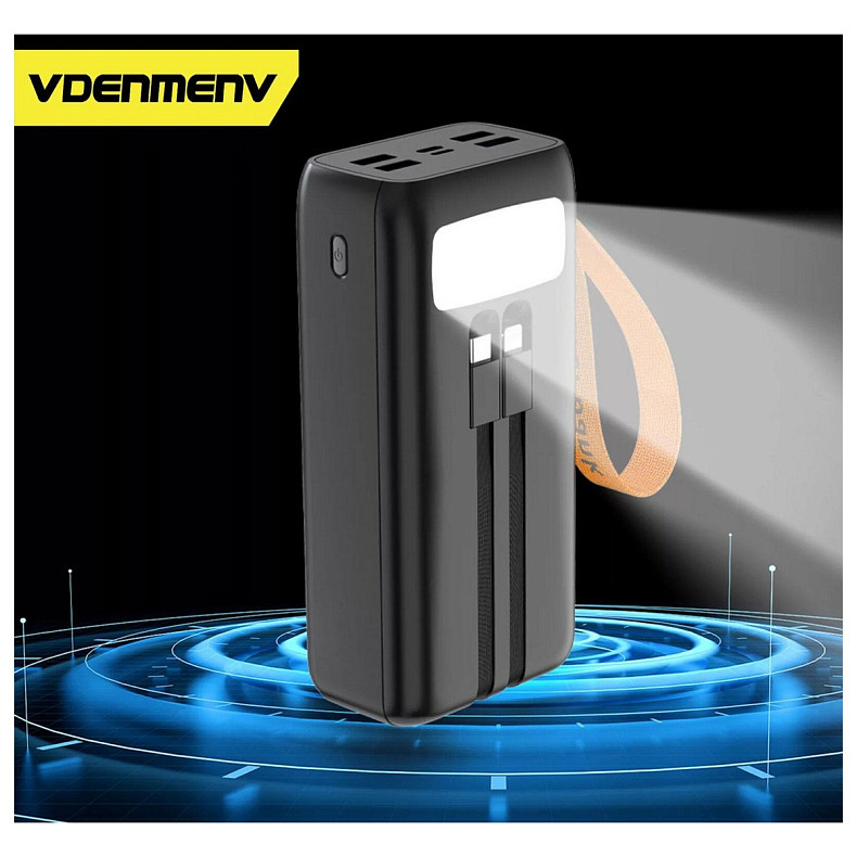 Універсальна мобільна батарея Denmen DP32 50000mAh Black