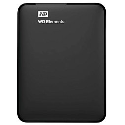 Жорсткий диск WD Elements 1.0Tb Black (WDBUZG0010BBK-WESN)