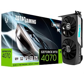 Видеокарта ZOTAC GeForce RTX 4070 12GB GDDR6X Twin Edge OC (ZT-D40700H-10M)