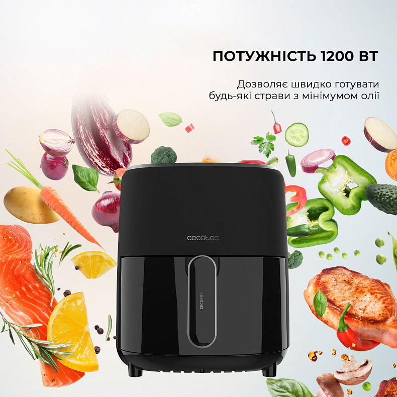 Мультипіч (аерогриль-фритюрниця) CECOTEC Cecofry Fantastik 3500