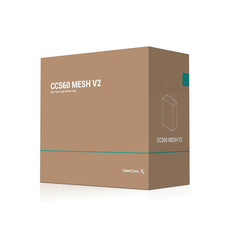 Корпус DeepCool CC560 Mesh V2 Black (R-CC560-BKAMA4-G-2) без БП