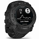Спортивний годинник GARMIN Instinct 3 50mm Tactical Solar Black with Charcoal Silicone Band (010-02935-90)