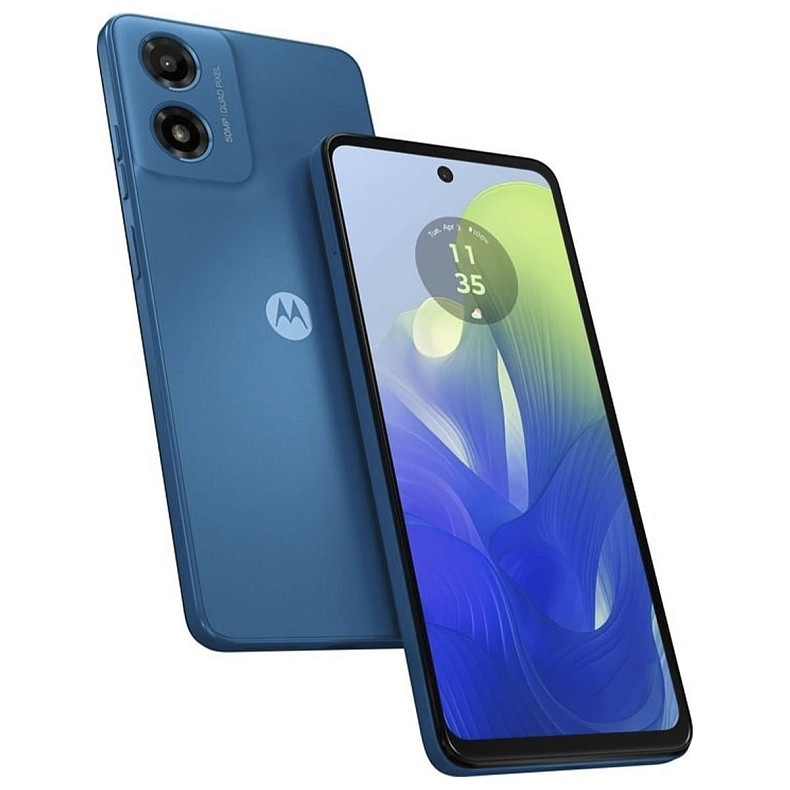 Смартфон Motorola Moto G04s 4/128GB Satin Blue (PB360042UA)