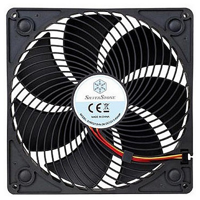 Корпусный вентилятор SilverStone Air Penetrator AP181, 180мм, 600-1200rpm, 3 pin, 15.9-30dBa, черный