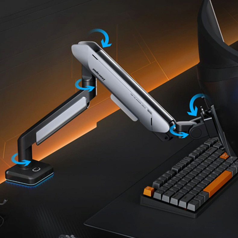 Настільне кріплення Anda Seat Stealth Pro II RGB 17’’-42’’ White