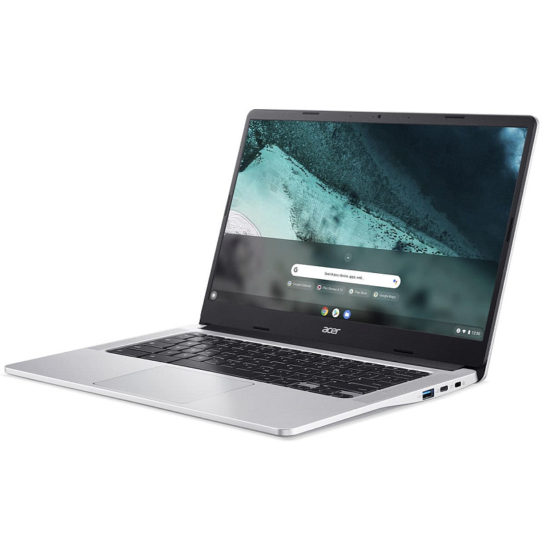 Ноутбук Acer Chromebook CB314-3HT 14" FHD IPS Touch, Intel P N6000, 8GB, F128GB, UMA, ChromeOS, серебро