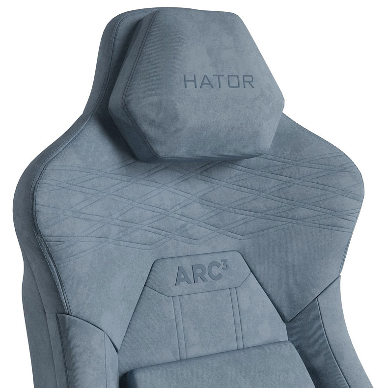 Крісло для геймерів HATOR Arc 3 XL Velour (HTC3445XL) Blue
