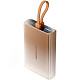 УМБ Vention 10000 mAh 22,5W PD, USB-A, USB-C In/Out, Lightning In/Out, LED display, Gold