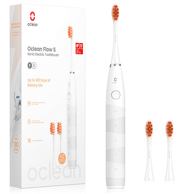 Електрична зубна щітка Oclean Flow S Sonic White - біла