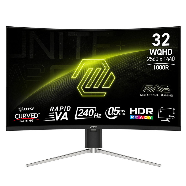 Монитор MSI 31.5" MAG 325CQRXF E2 VA Black Curved 240Hz
