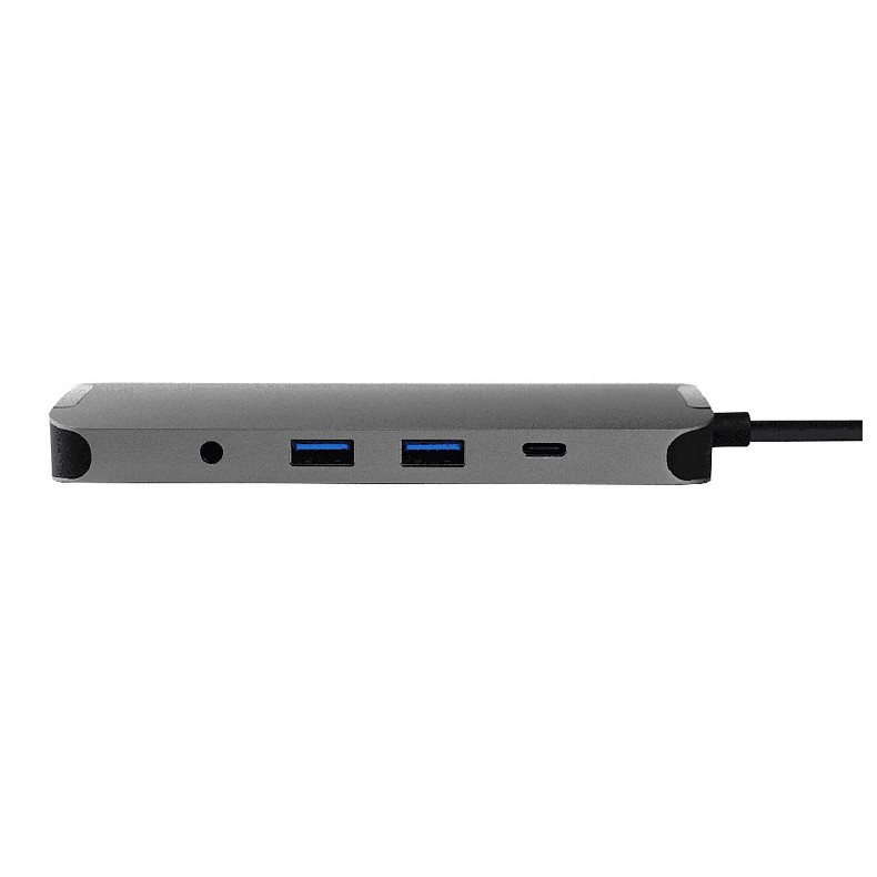 Док-станція USB3.2 Type-C --> HDMI/USB 3.2x2/RJ45/USB-C/SD/TF/PD 80W/Audio 9-in-1 DSC-901 CHIEFTEC