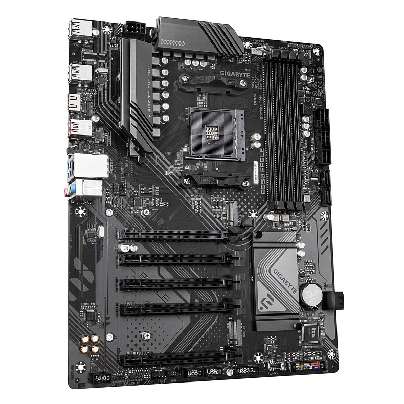 Материнская плата GIGABYTE B550 EAGLE sAM4 B550 4xDDR4 M.2 HDMI ATX