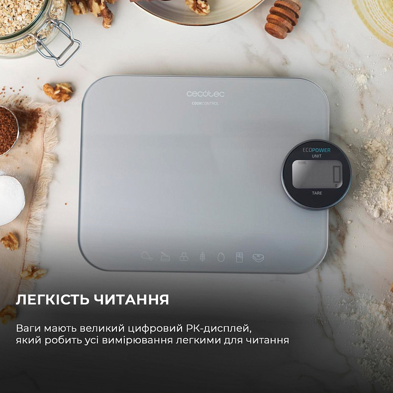 Кухонные весы Cecotec Control 10300 EcoPower Nutrition