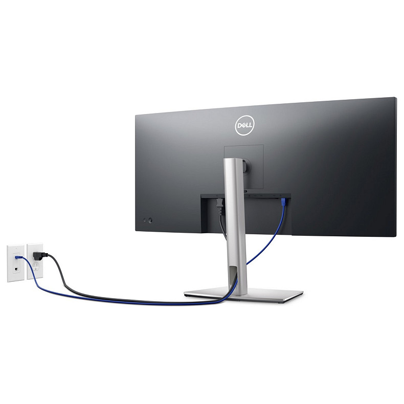 Монітор DELL 34" P3424WE HDMI, DP, USB-C, RJ-45, IPS, 3440x1440, 21:9, sRGB 99%, CURVED