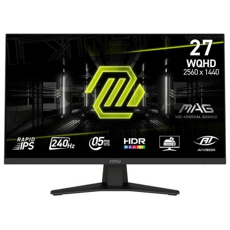 Монитор MSI 27" MAG 274QF-X24 2xHDMI, DP, Audio, IPS, 2560x1440, 240Hz, 0.5ms, sRGB 130%, FreeSync,