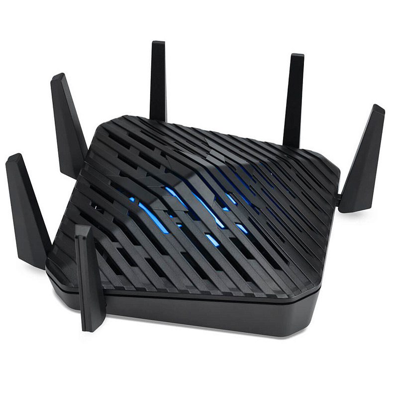 Wi-Fi роутер Acer Predator Connect W6 4xGE LAN 1x2.5GE WAN 1xUSB3.0 MU-MIMO Wi-Fi 6E gaming