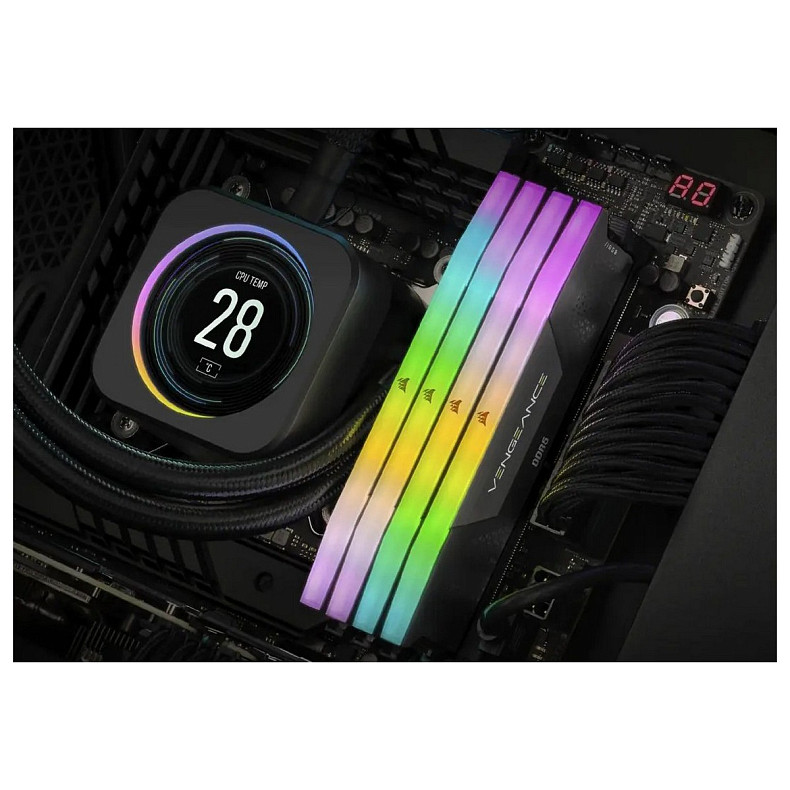 ОЗУ DDR5 2x16GB/6000 Corsair Vengeance RGB Black (CMH32GX5M2E6000C36)