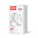 Сетевое зарядное устройство ColorWay GaN Mini 25W PD Port PPS USB-C White (CW-CHS052PDC-WT) + кабель