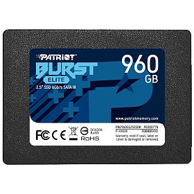 SSD диск Patriot Burst Elite 960GB 2.5" SATAIII TLC (PBE960GS25SSDR)
