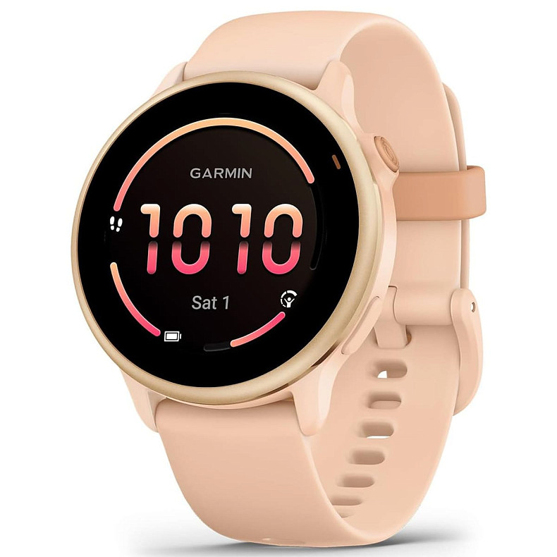 Спортивные часы Garmin Vivoactive 6 Metallic Pink Dawn with Pink Dawn Band