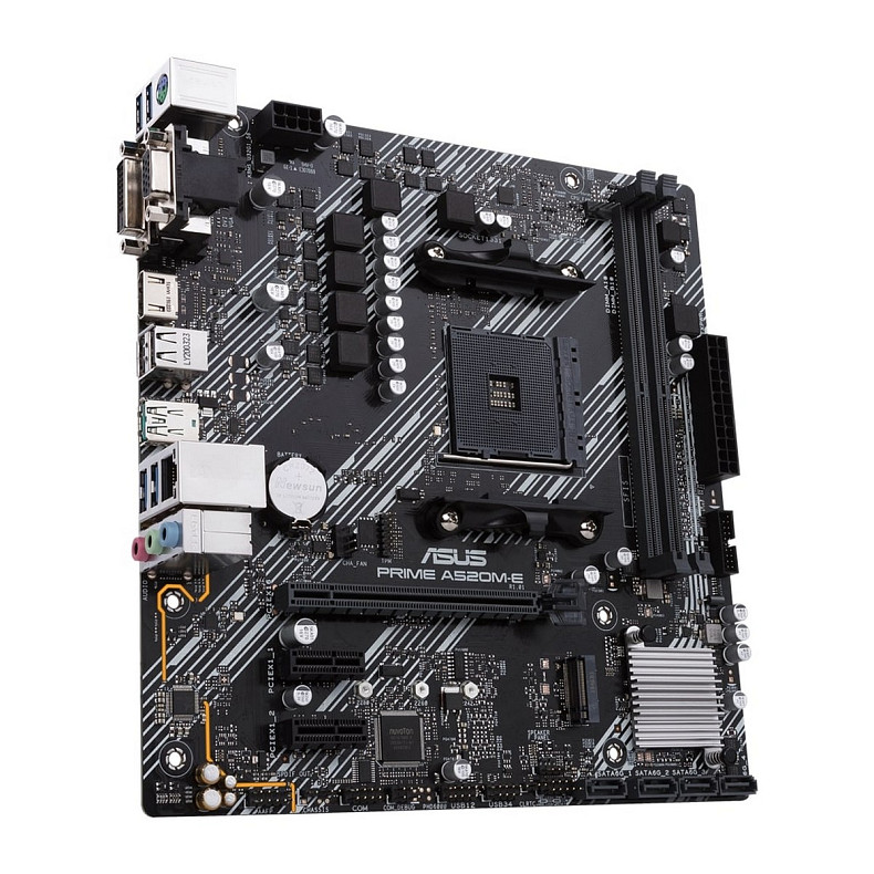 Материнcька плата ASUS PRIME A520M-E/CSM sAM4 A520 2xDDR4 HDMI D-Sub DVI mATX