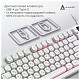 Клавиатура Ajazz AF98 Black USB-C White (AF98-W)