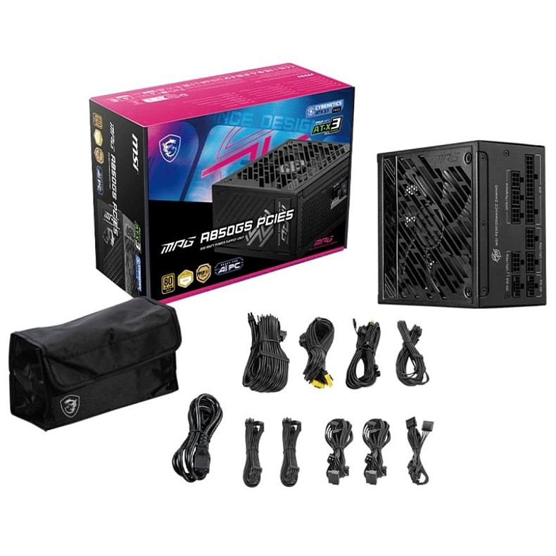 Блок живлення MSI MPG A850GS PCIE5 850W